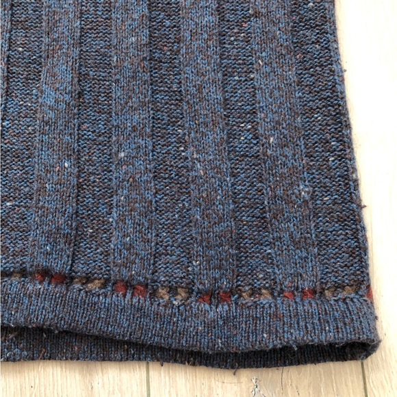 Vintage Woolrich Wool Blend 1/4 Zip Sweater in Indigo Heather Size S - Picture 8 of 11